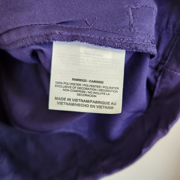 Nike Golf Womens Purple Quarter Zip Pullover Jacket Golfing Outerwear Activewear - Picture 8 of 9